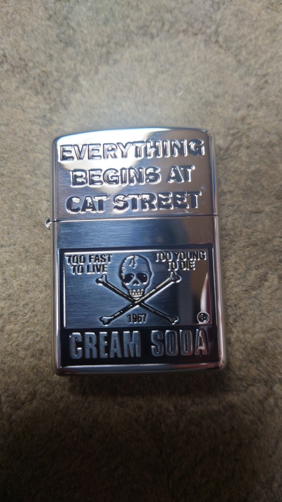 クリームソーダ　CS角ドクロZIPPO CREAM SODA