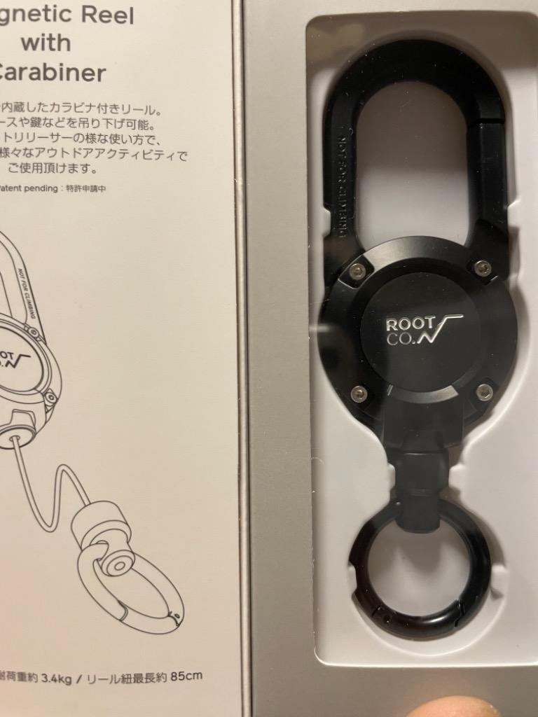 ROOT CO ルートコー マグネット内蔵型 カラビナ キーホルダー GRAVITY