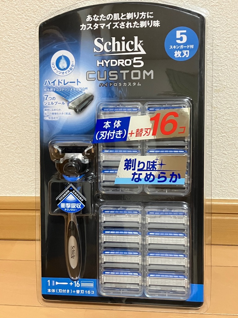 シック ハイドロ5 カスタム _ 替刃 合計 17個 5枚刃 ひげそり 髭剃り カミソリ SCHICK HYDRO5 CUSTOM :  schickhydro5-c-m1 : rooo - 通販 - Yahoo!ショッピング