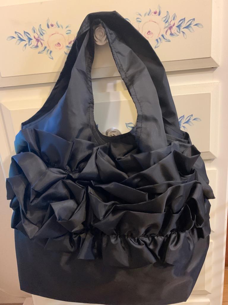 citti Flora(M)エコバッグ サブバッグ フリル付き トートバッグ citti Flora(M)エコバッグ サブバッグ フリル付き トートバッグ