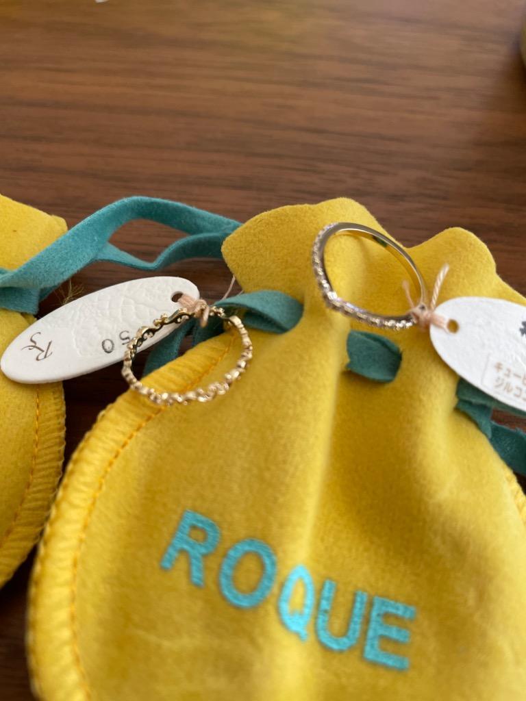 ROQUE ピンキーリング ニッケルフリーリング 指輪 Vライン(1個