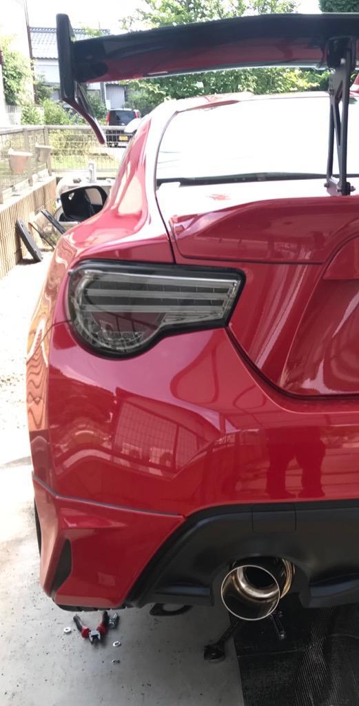 86/BRZ zn6 zc6 前期用ワンオフマフラー　単管　左一本出し 競技用 86 ZN6 BRZ ZC6 ARMS GT-304S ステンレステール 中間