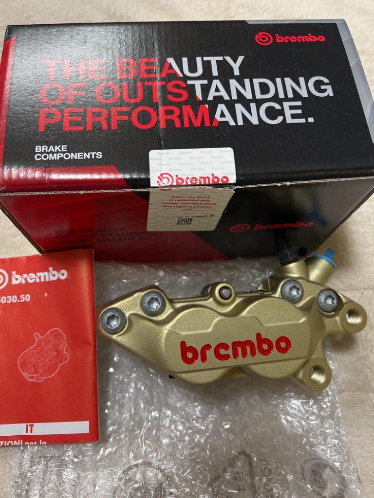 brembo ブレンボ 4ポットキャスティングキャリパー 40mmピッチ (左 : 20.5165.74 / 20-5165-74) (右 :  20.5165.84 / 20-5165-84) バイク ブレーキキャリパー