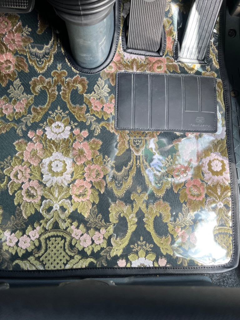 トラックストップ ターン 金華山フロアマット 花かご 運転席のみ