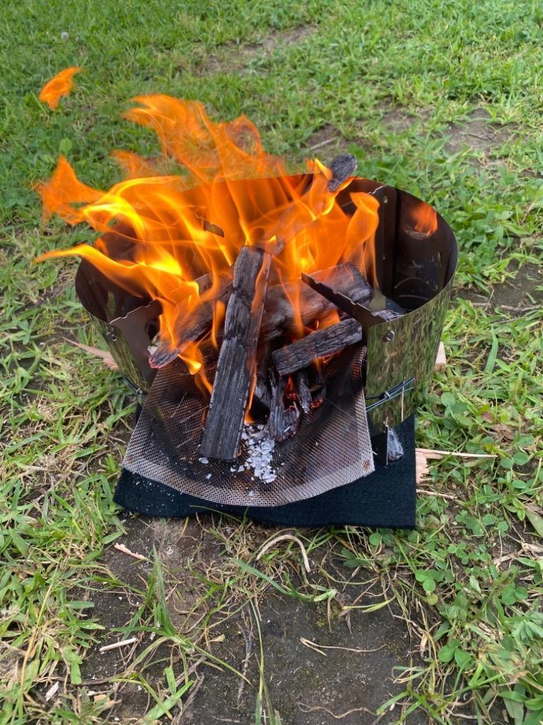 RSR Naturestove ソロキャンプ用超軽量炊飯焚火台 :naturestove2:RSR 