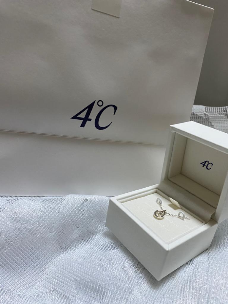 4℃ ヨンドシー ネックレス エターナル シルバー しずく 雫