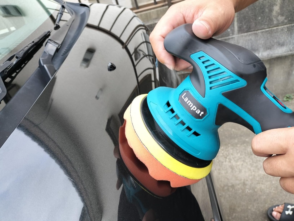 ポリッシャー 車 電動ポリッシャー コードレス 充電式 ダブル
