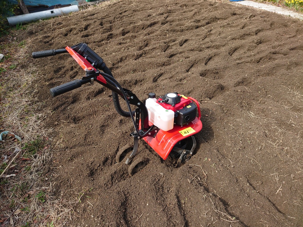 エンジン式耕運機 手押し耕うん機 排気量55cc 四ストローク動力