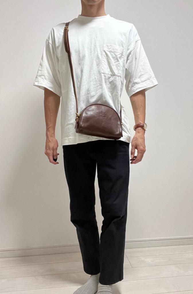 専用IL BISONTE イルビゾンテ ハーフムーン ショルダーバッグ ブラウン ショルダーバッグ | クロスボディ & ショルダーバッグ | バッグ