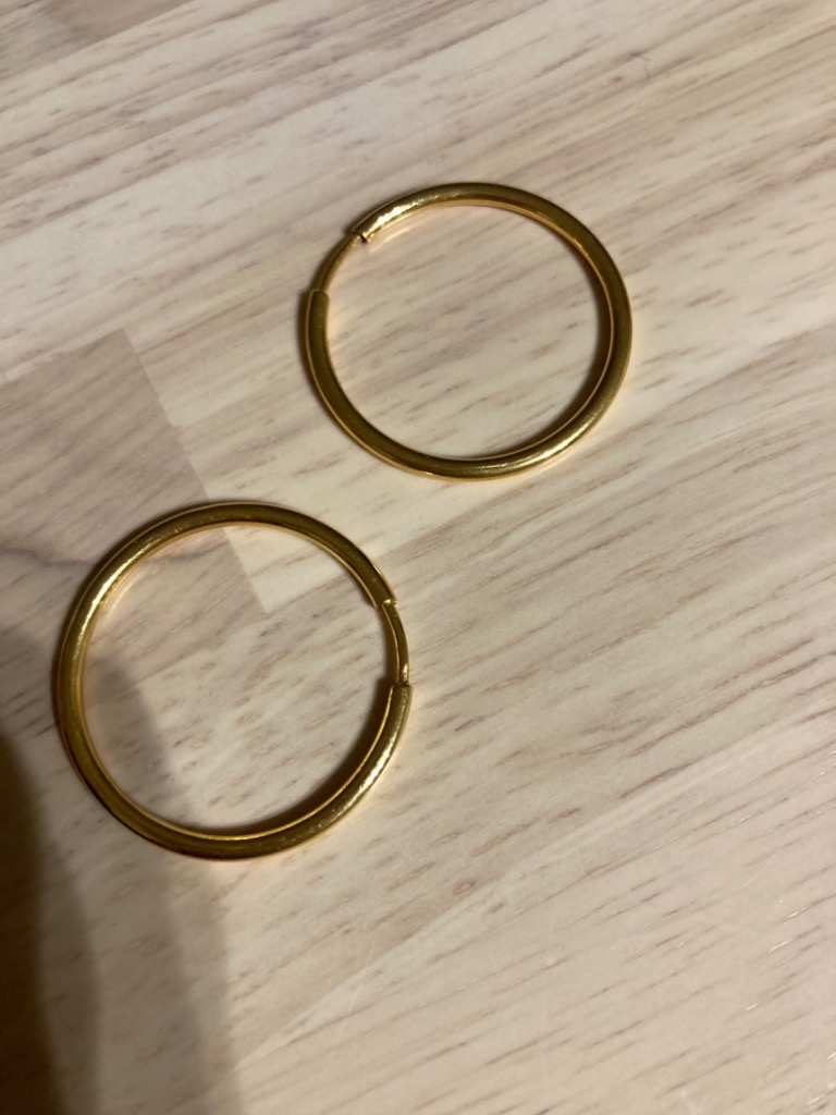 MARIA BLACK（マリアブラック） ピアス Senorita 25 Hoops 100702YG 25