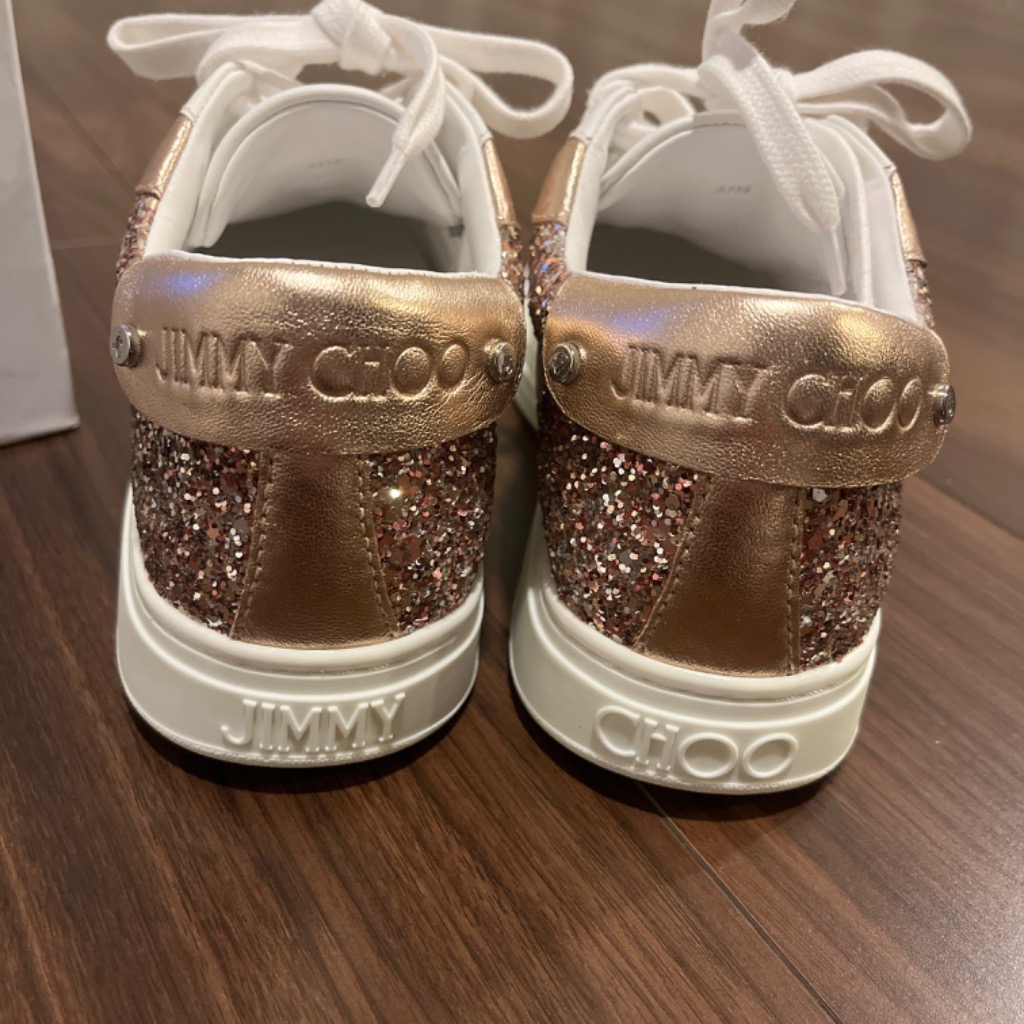 ジミーチュウ スニーカー グリッター ラメ 厚底 JIMMY CHOO Jimmy Choo ジミーチュウ スニーカー ROME/F CGX