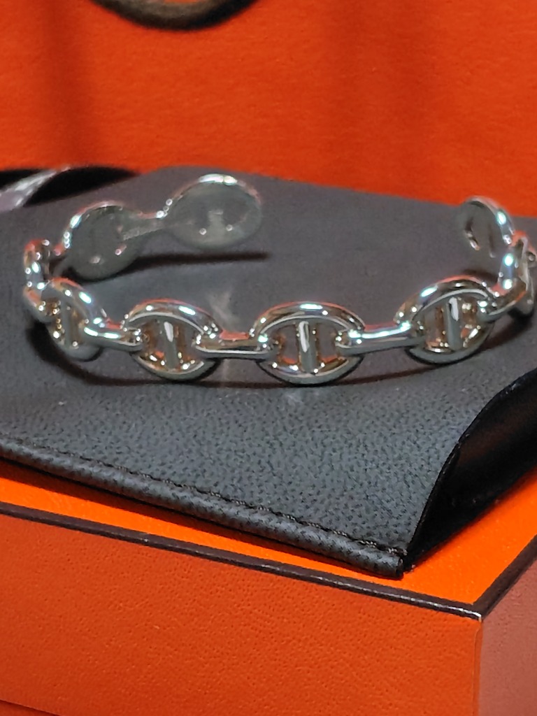 【HERMES】エルメス Chaine d‘Andre Enchainee MM バングル 楽天市場】【7/25～27限定・最大2万円OFFクーポン配布中