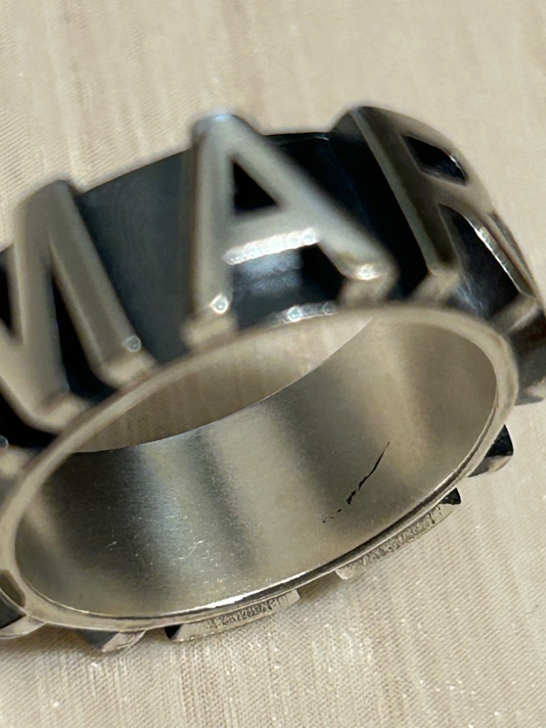 正規品MM6 Maison Margiela マルジェラ リング 希少 MM6 MAISON MARGIELA エムエムシックス メゾン マルジェラ 指輪