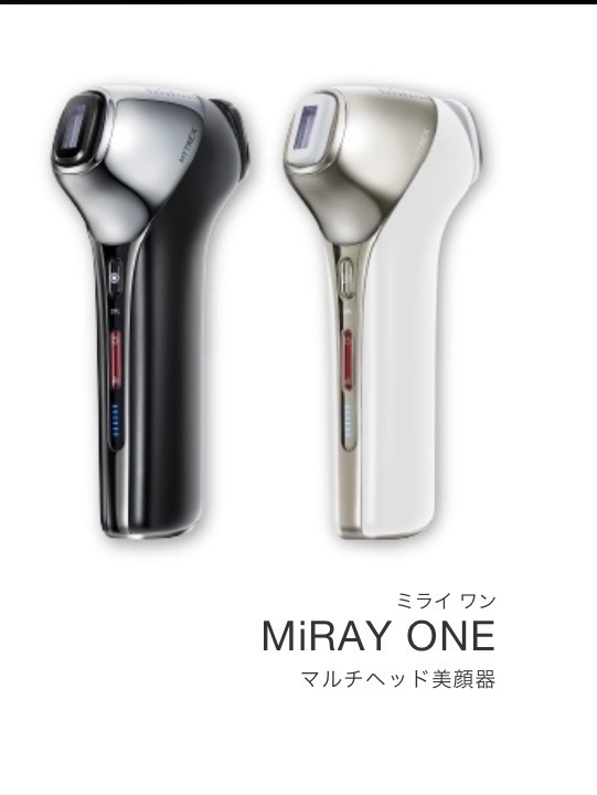 【新品、正規品】MiRAY ONE マルチヘッド美顔器 ホワイト MYTREX 「30日間返品保証」マルチヘッド美顔器 ホワイトフォト