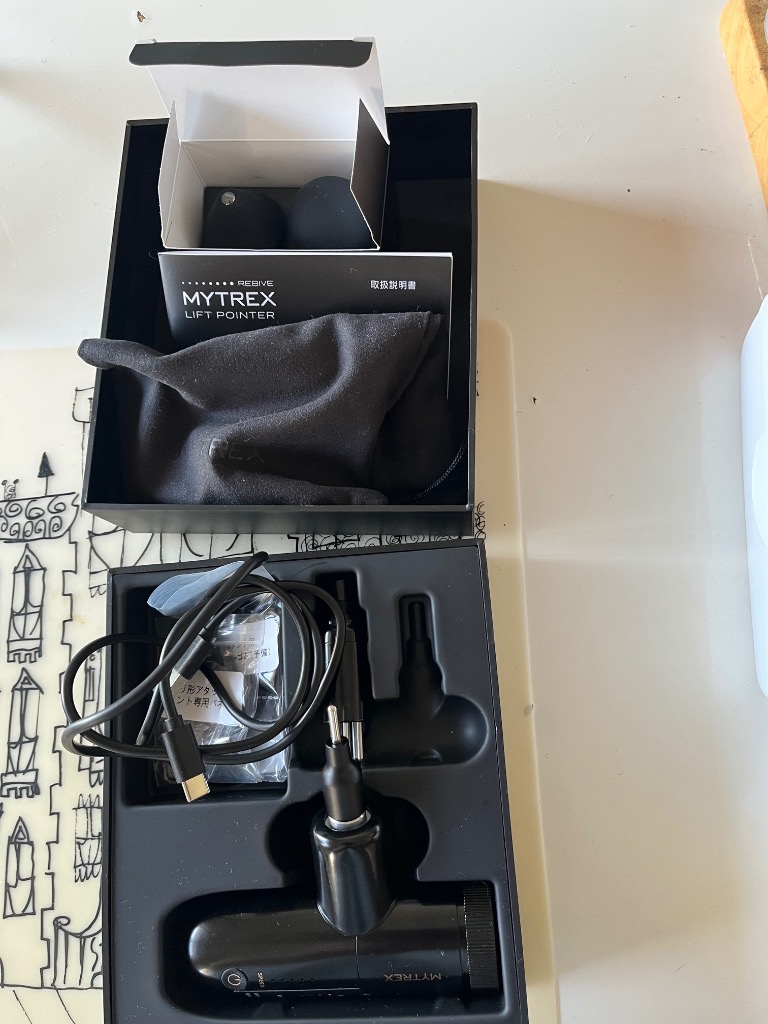 ポスポス 美顔器 MYTREX REBIVE LIFT POINTER マッサージガン 振動