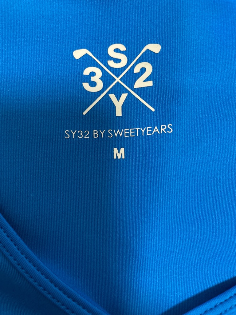 SY32 by SWEET YEARS 長袖 Vネックインナーシャツ メンズ 11314 コンプレッションインナー ゴルフウェア