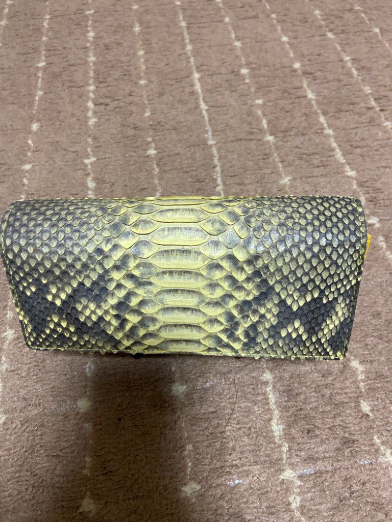 公式 ロダニア RODANIA パイソン ヘビ革 長財布 ダイヤモンド