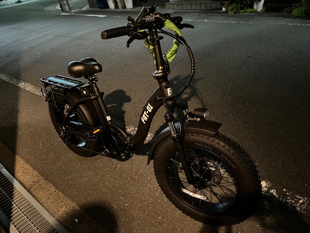 ジャンク品 折りたたみ電動アシスト自転車 FAT-01 20インチ 極太タイヤ 9月中〜下旬入荷 折りたたみ電動アシスト自転車 FAT-01 正規販売