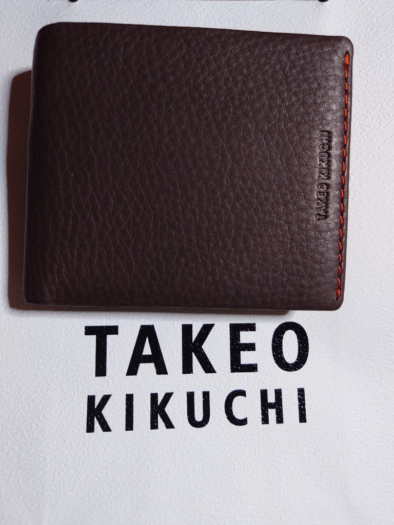 タケオキクチ 財布 二つ折り テネーロ 1709019 TAKEO KIKUCHI 本革 クロムレザー