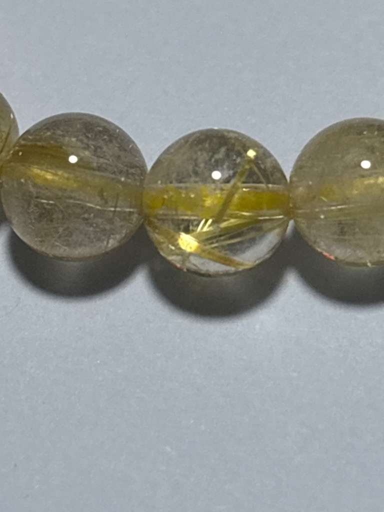 ゴールドルチルクォーツ ルチルクォーツ ブレスレット 8mm