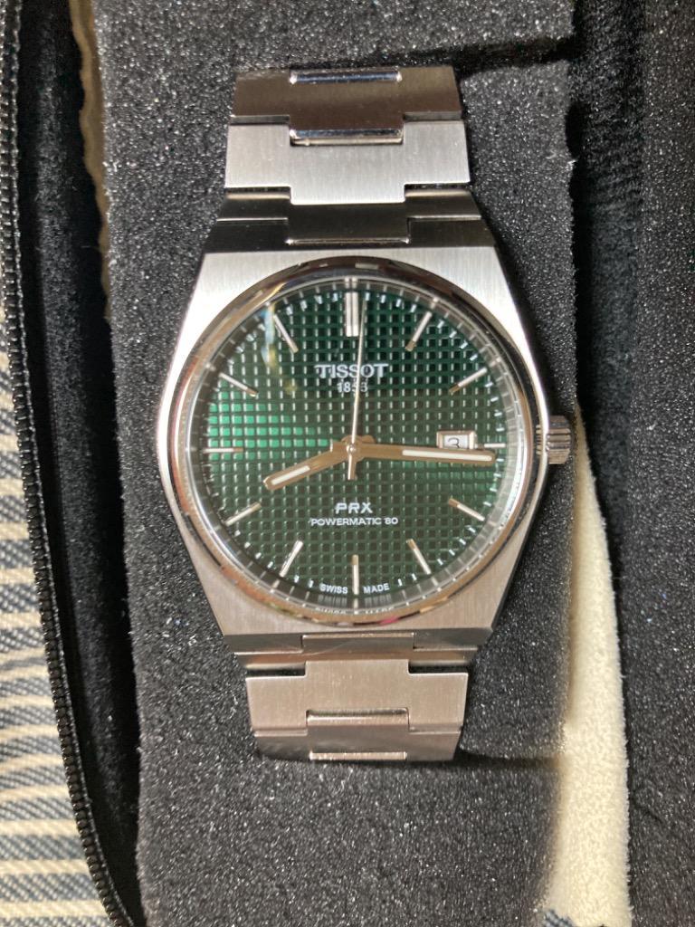 TISSOT 正規品TISSOT ティソ PRX グリーン文字盤 自動巻きモデル TISSOT 正規品TISSOT ティソ PRX グリーン文字盤 自動巻きモデル