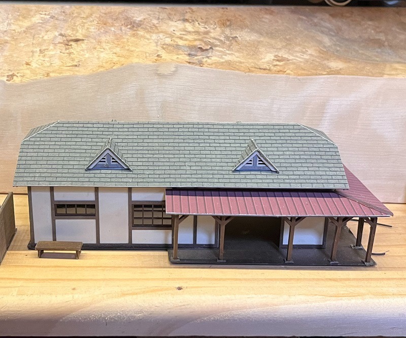 HO 駅舎　ClassicStoryの駅舎と便所と駅内装セット sakatsu_1236mk0512