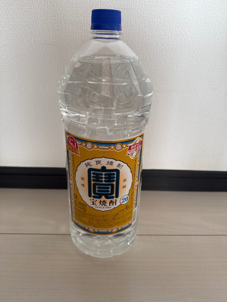 宝酒造 甲類焼酎 焼酎 宝焼酎 4L 20度 4000ml×4本(1ケース)[送料
