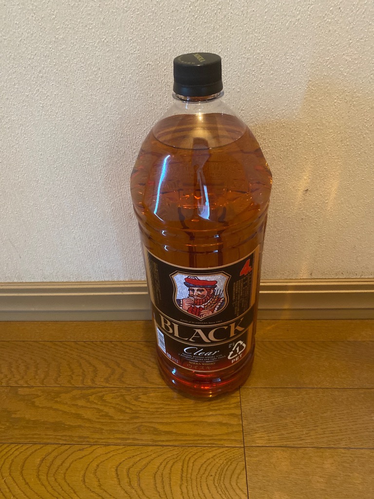 ブラックニッカ ウイスキー 送料無料 ニッカ クリア 4L×4本(1