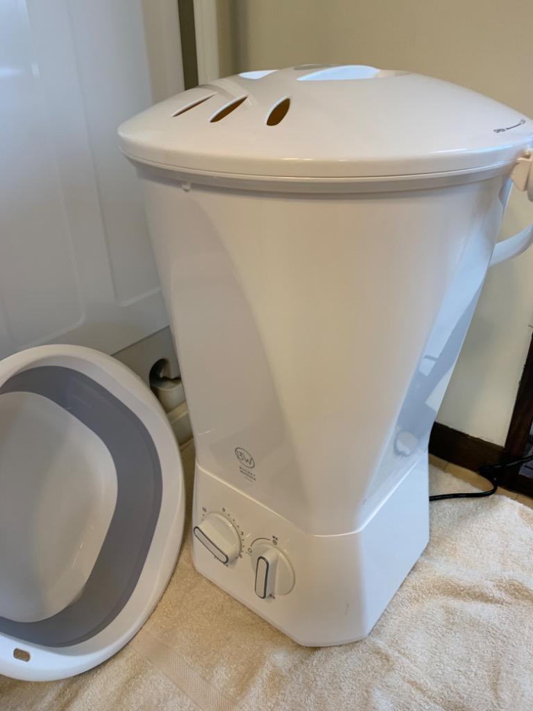 洗濯機 小型 バケツ型洗濯機 別洗い洗濯機 限定色 ホワイト 別洗い