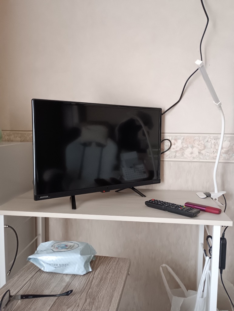 MAXZEN テレビ 24型 液晶テレビ 24インチ TV Wチューナー 裏録画