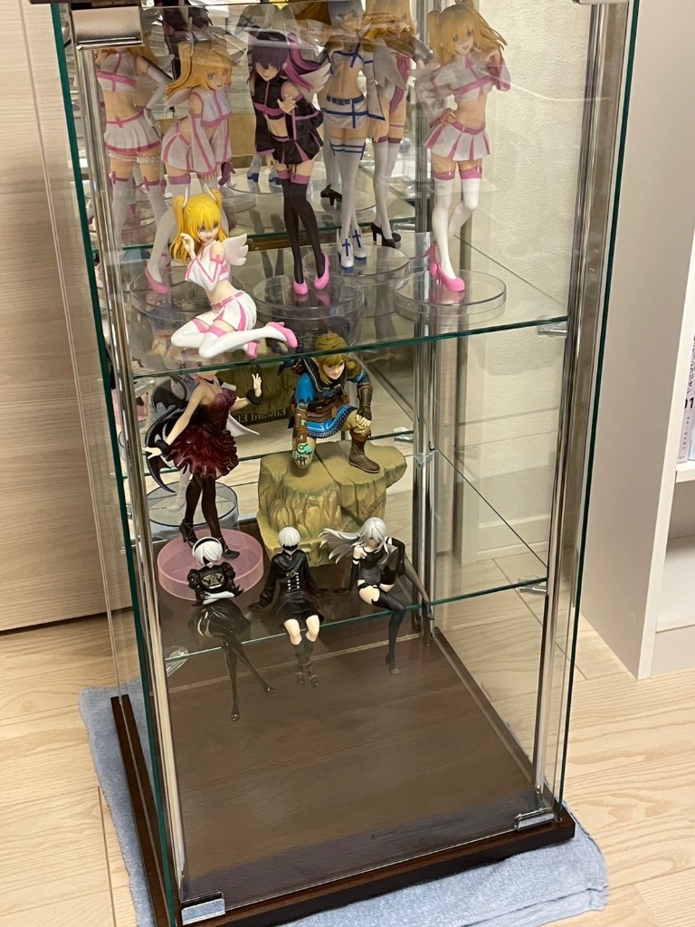 ガラスコレクションケース 3段 (背面ミラー付き) ブラウン不二貿易a96048 楽天市場】不二貿易 ガラスコレクションケース3段(背面ミラー