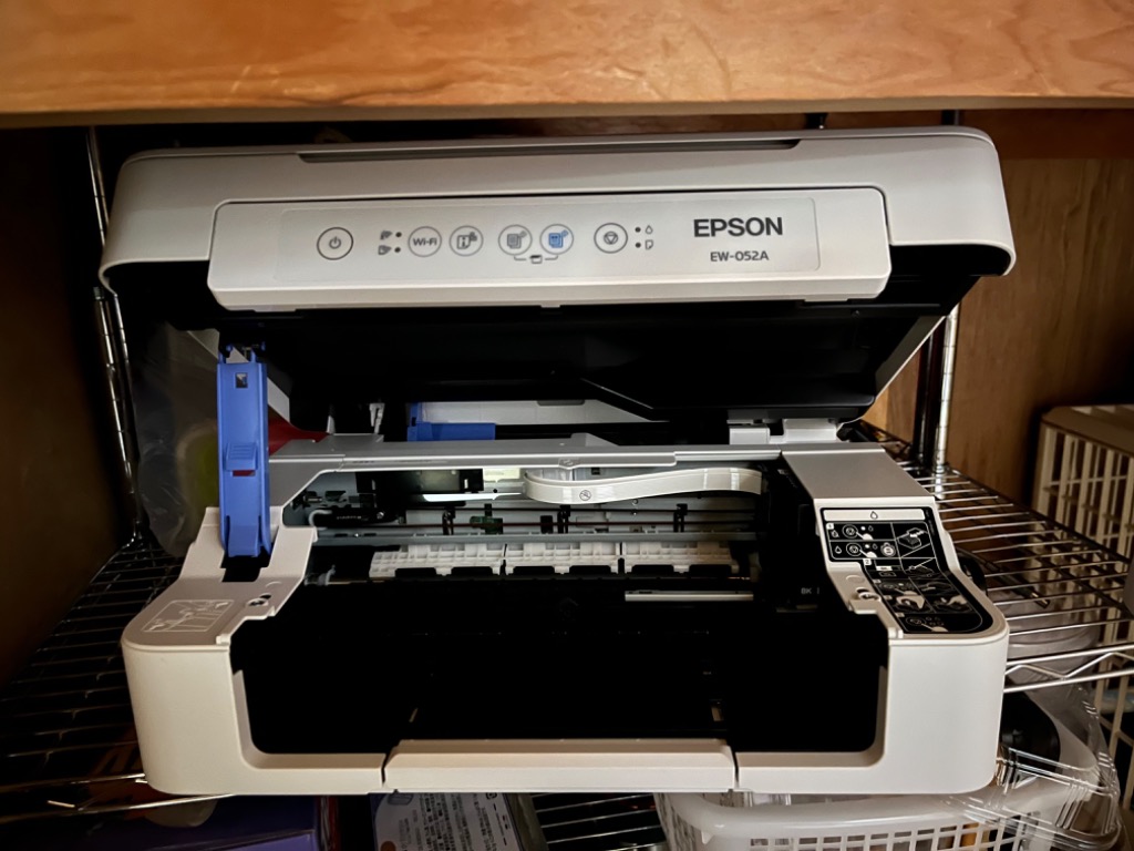 EPSON エプソン プリンター 複合機 EW-052A 白 標準付属のインク欠品 