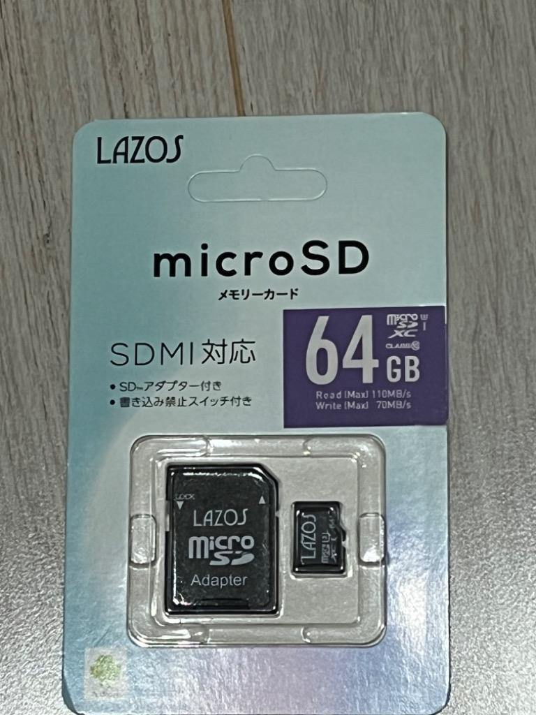 LAZOS micro SD カード MicroSD sdカード 32 メモリーカード micro