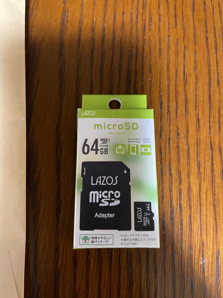 リーダーメディアテクノ LAZOS micro SD カード MicroSD sd