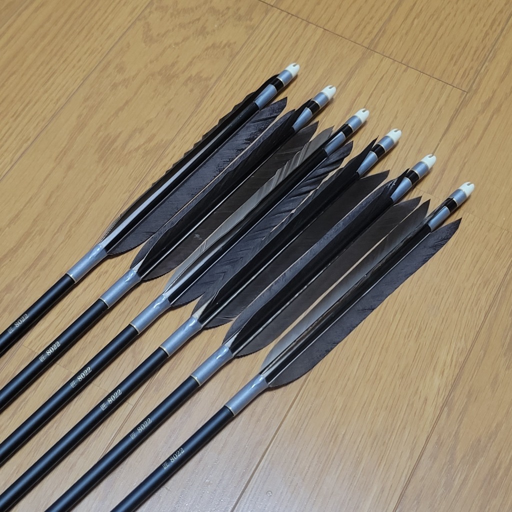 弓道　匠カーボン矢　8022 6本セット 弓道 匠カーボン矢 8022 6本セット A97159998オンライン ショ