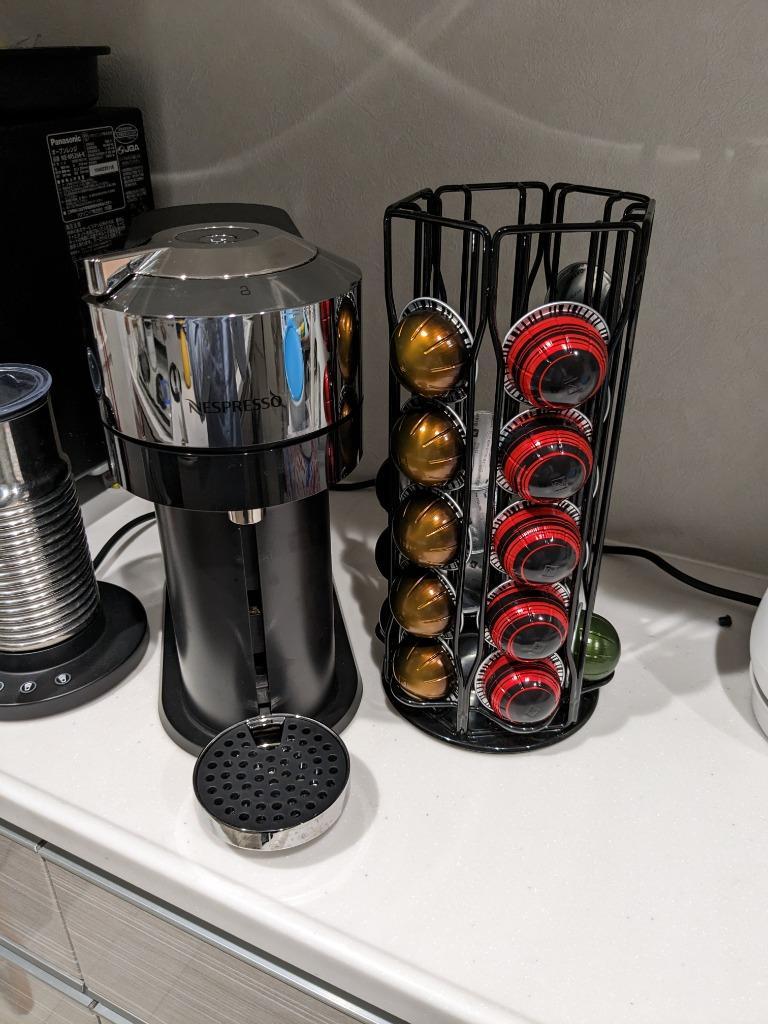 NESPRESSO ヴァーチュオ コーヒーメーカー カプセルホルダー付き Nespresso Vertuo Vertuoline カプセル 対応 30カプセル収納
