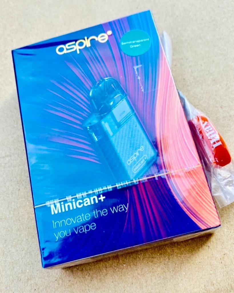 Aspire Minican + kit 本体 850mAh 内蔵バッテリー ミニカン プラス plus タンク 3ml VAPE POD  カートリッジ ボトムフィル RDL MTL 小型 軽量 40g コンパクト :minicanpst:サンエスライン Yahoo!店 - 通販 -  Yahoo!ショッピング