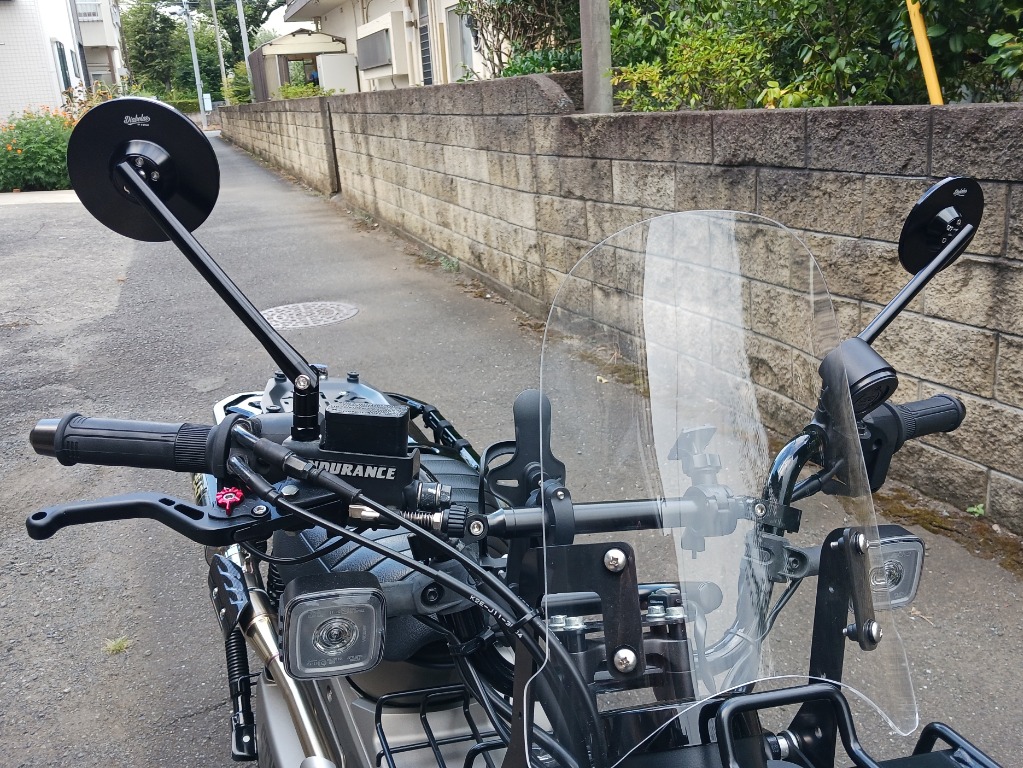 ディアブロ　ミラー　ハンターカブ 楽天市場】ホンダスーパーカブC125 ハンターカブCT125共通ミラー