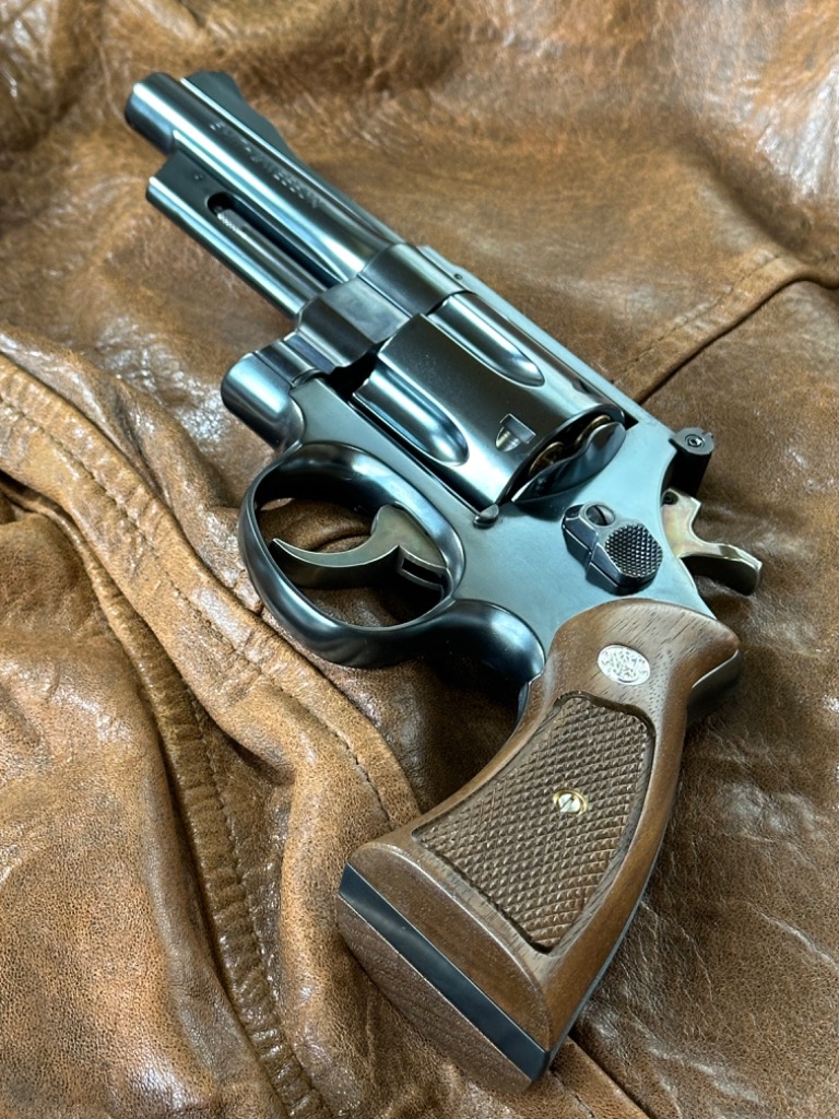 タナカ純正 木製グリップ フラットボトム S&W Nフレーム M29等