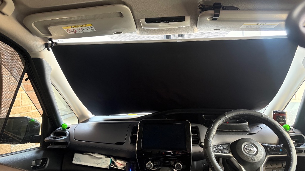 ShinShade シンシェード SS-1155サイズ サンシェード 常時取付け型 車