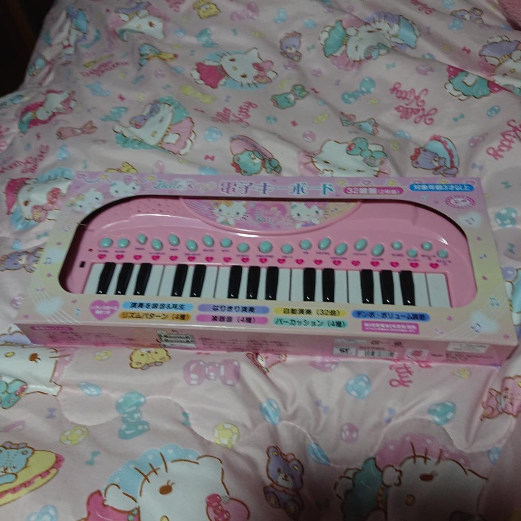 キティちゃんピアノ ハローキティ 卓上電子キーボード - 楽器/器材