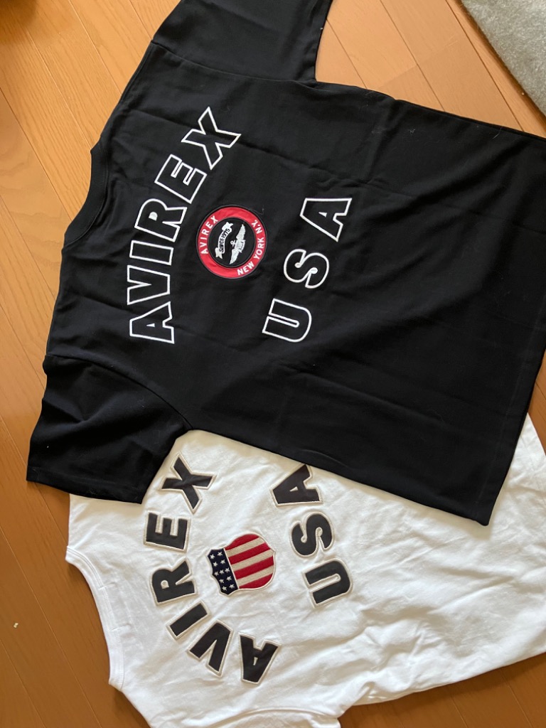 楽天市場】AVIREX アビレックス ヴァーシティー ロゴ Tシャツ