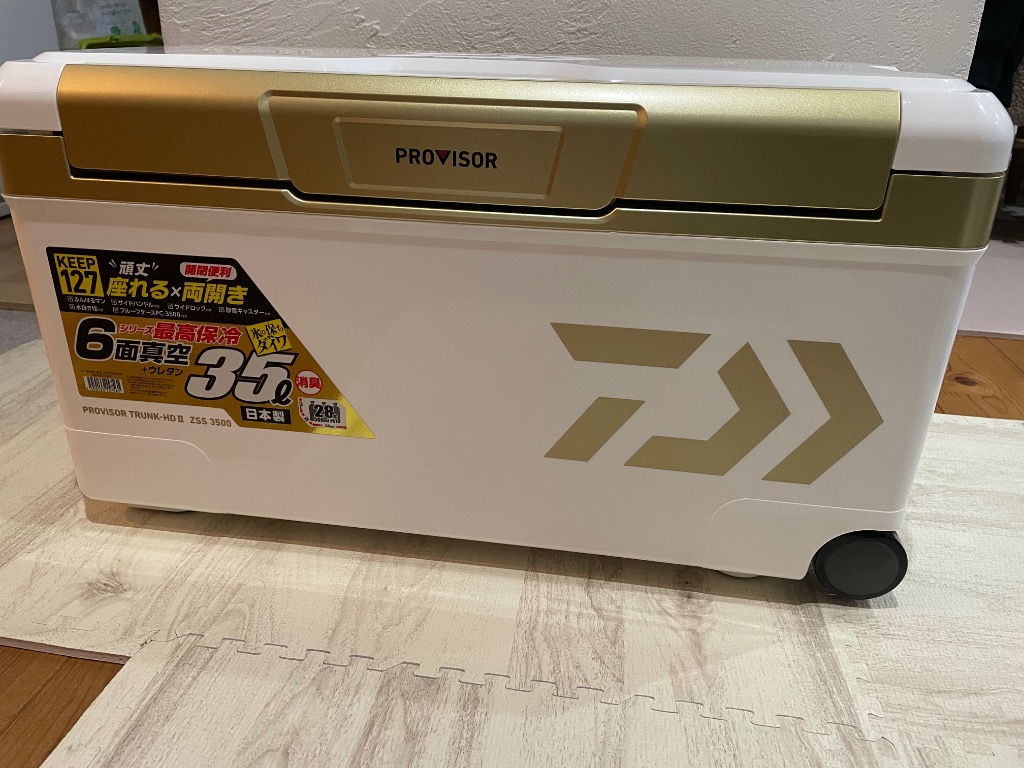 週末値下げ　キャスター付き　ダイワクーラーボックス35L Sタイプ DAIWA（ダイワ） (7)ダイワ クーラーボックス プロバイザートランクHD