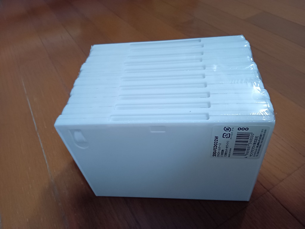 SANWA SUPPLY DVDケース トールケース 1枚収納 10枚セット