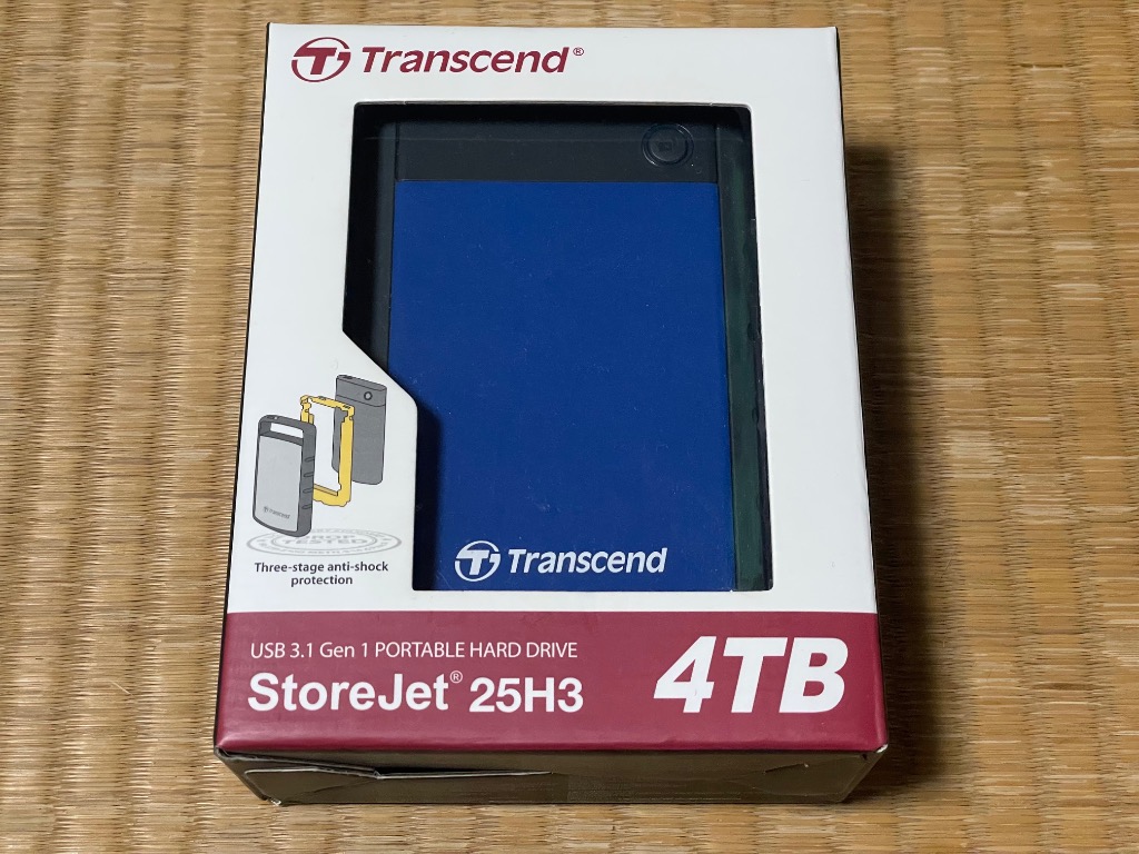 ポータブルHDD 4TB Transcend StoreJet 25H3 SANWA SUPPLY 外付け HDD 4TB ポータブル ハードディスク
