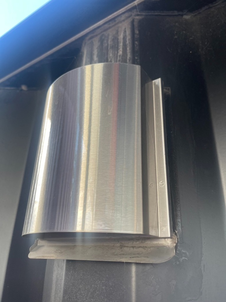 株)更科製作所/換気フード/φ100/防虫網付/クリア色/TR-100HL-KT