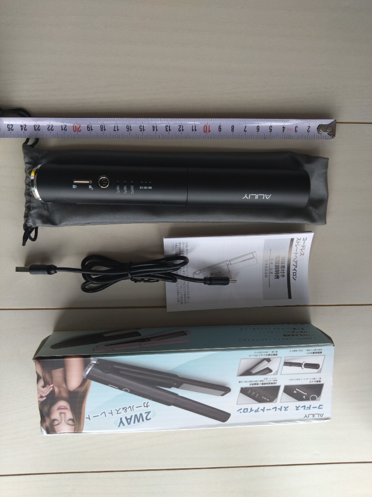 ALILIY ヘアアイロン コードレス コードレスヘアアイロン カール