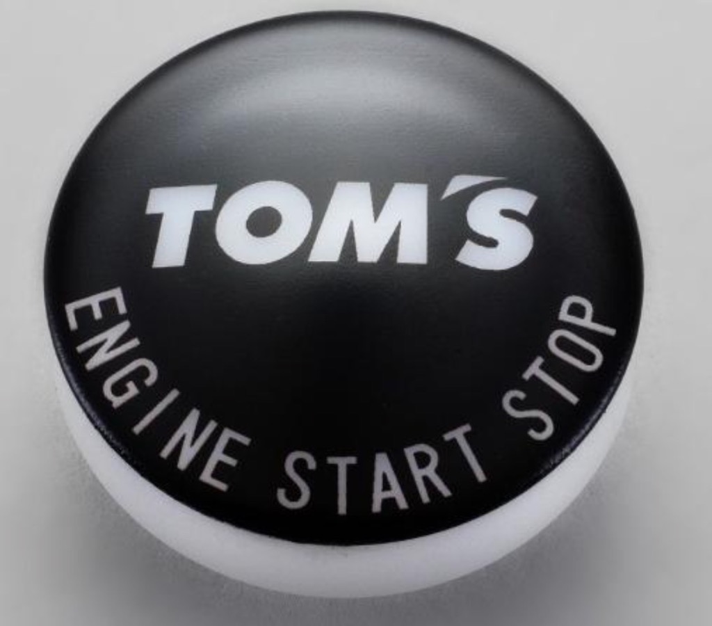 TOM'S スイッチパネル 4ボタン TOM'S（自動車用品） トムス プッシュスタートボタン カローラ