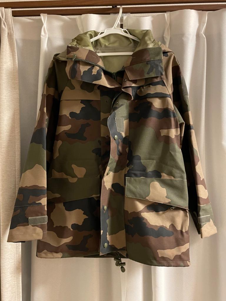 フランス軍 3レイヤー 防水 マイクロファイバーパーカー CCEカモ