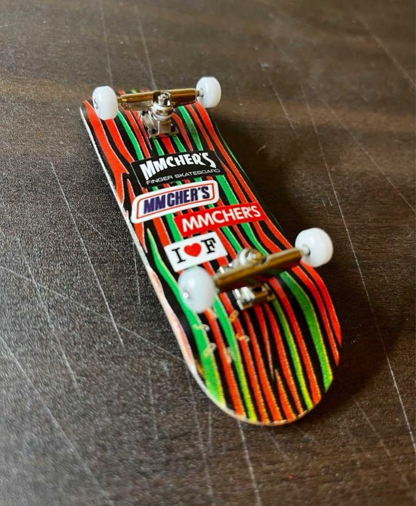 ☆外観B品☆ TRIBEトライブ 34mm 指スケ デッキ : SECOND SK8